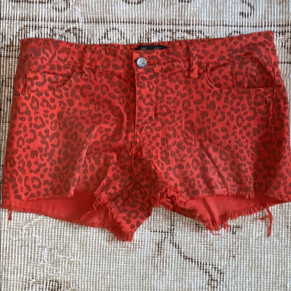 Klique b leopard shorts